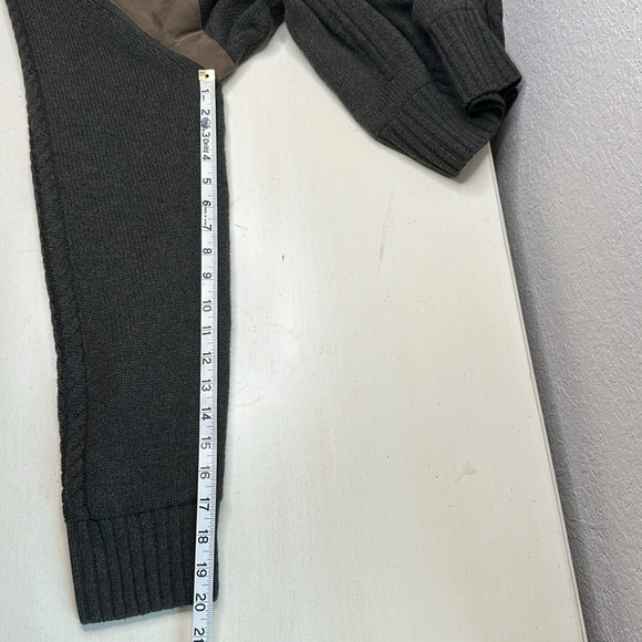 NWT Eddie Bauer Toppenish Windcutter 1/4 Zip Field Merino Wool Sweater Size L - Picture 15 of 15